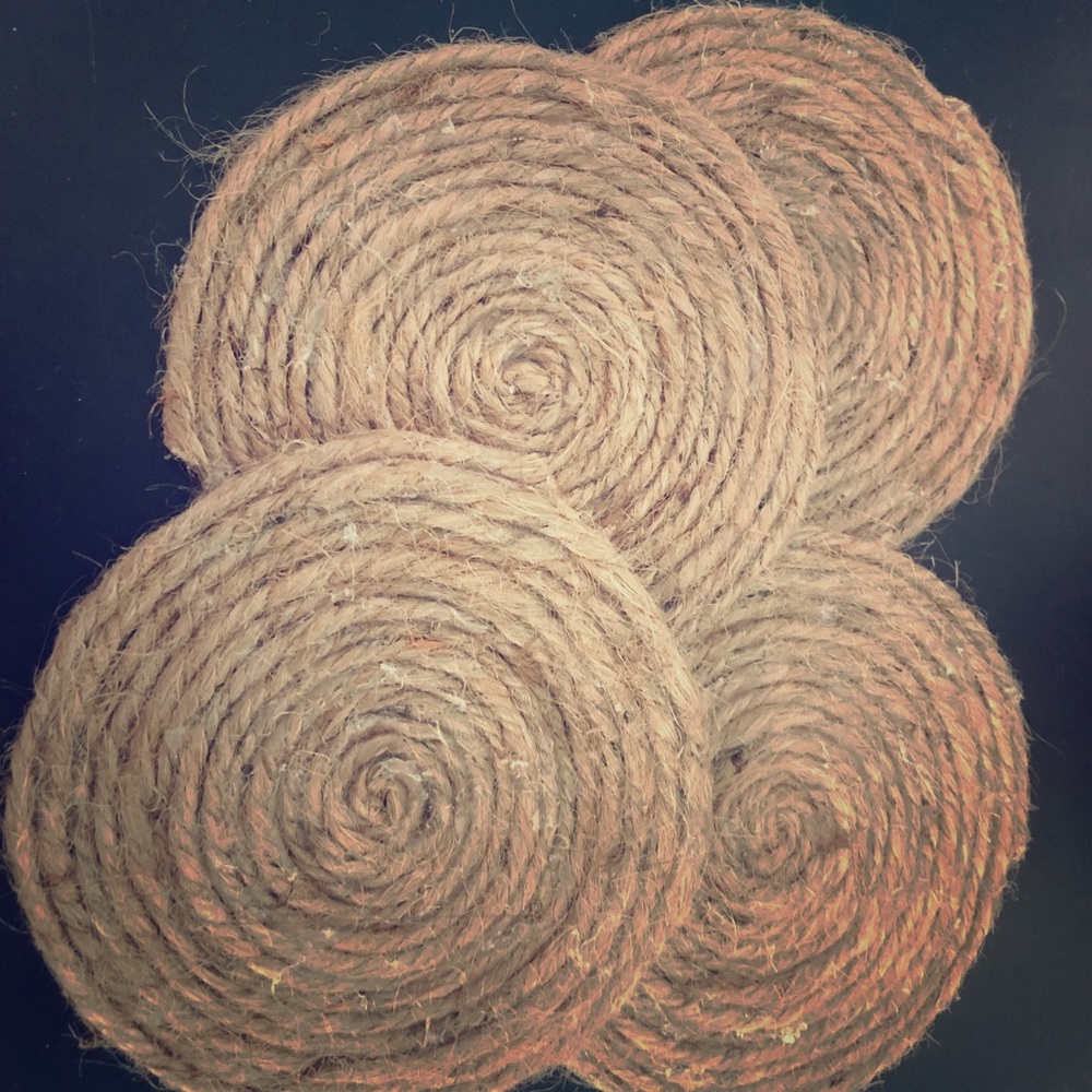 4 pc Handcrafted Nautical Coaster set